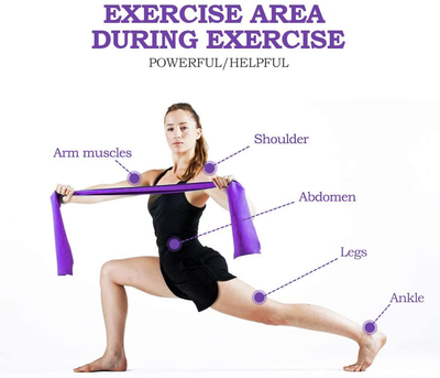 Stretching Exercise Fitness Band None Smell Elastic Bands Yoga Gym Body Exercising Straps