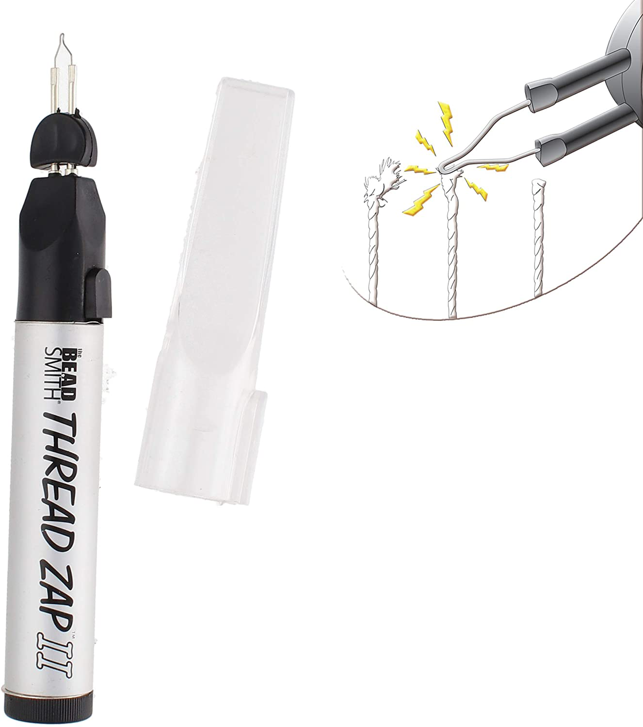 Trim, Burn and Melt Thread with one Touch, Ideal for Finishing Bead Weaving and stringing Projects Tool or Tips