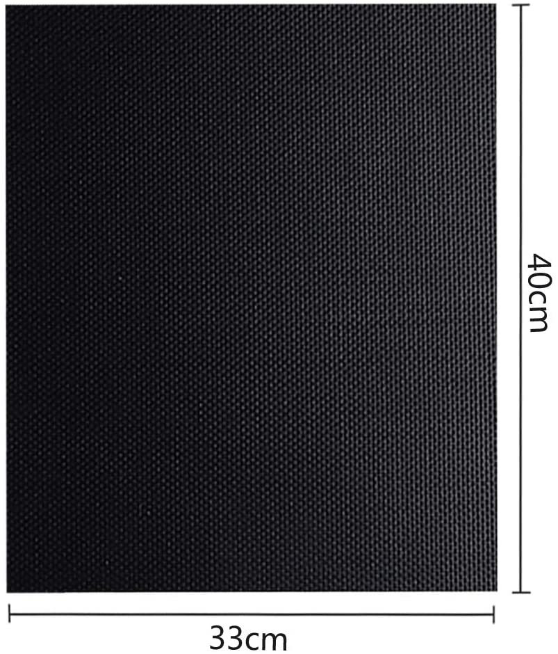 Grill Mats for Outdoor Grill, Dailyart Grill Mats Non Stick Set of 5 BBQ Grill Mat Baking Mats Teflon BBQ Accessories Grill Tools Reusable,Works on Gas, Charcoal, Electric Grill 15.75 X 13-Inch, Black
