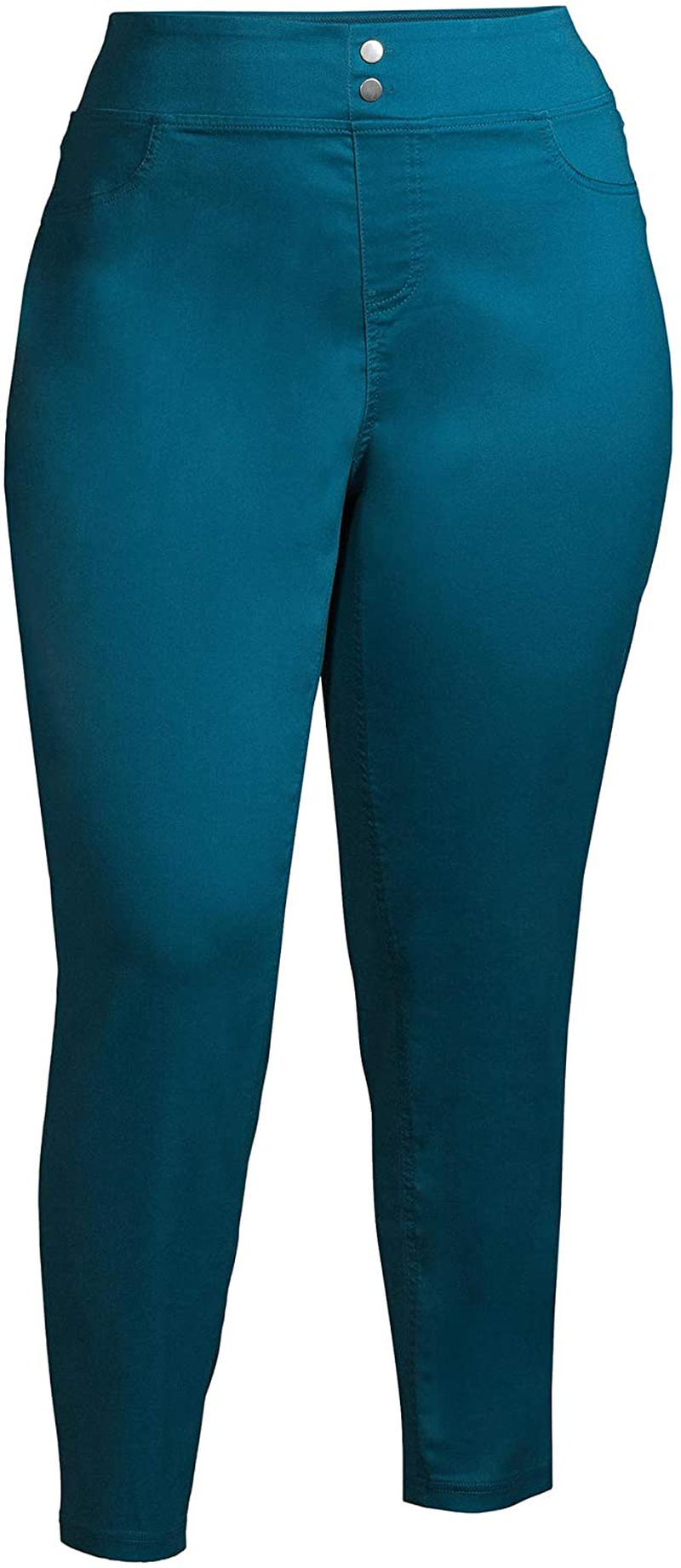 Terra & Sky Women's Plus Size Skinny Mid-Rise Jegging