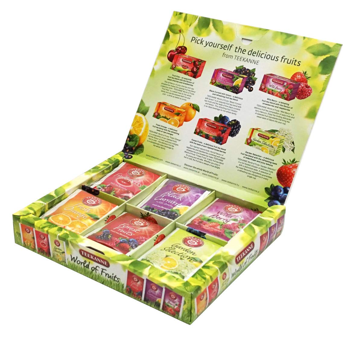 Teekanne World of Fruits VARIETY Box of Tea 30 Tea Bags