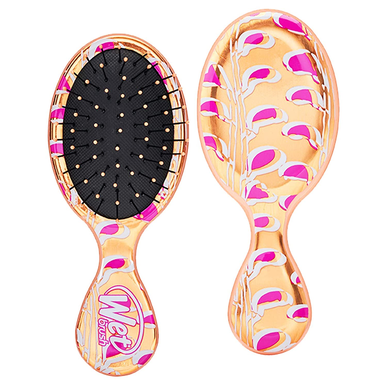 Wet Brush Squirt Detangler Hair Brushes - Llama Happy Hair - Mini Detangling Brush with Ultra-Soft Intelliflex Bristles Glide through Tangles with Ease - Pain-Free Comb for All Hair Types