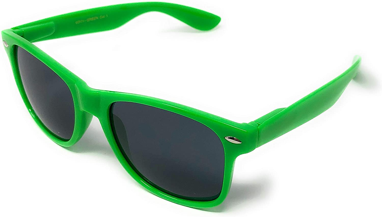 Webdeals Retro - Classic 80S Style Sunglasses Vintage Rectangle
