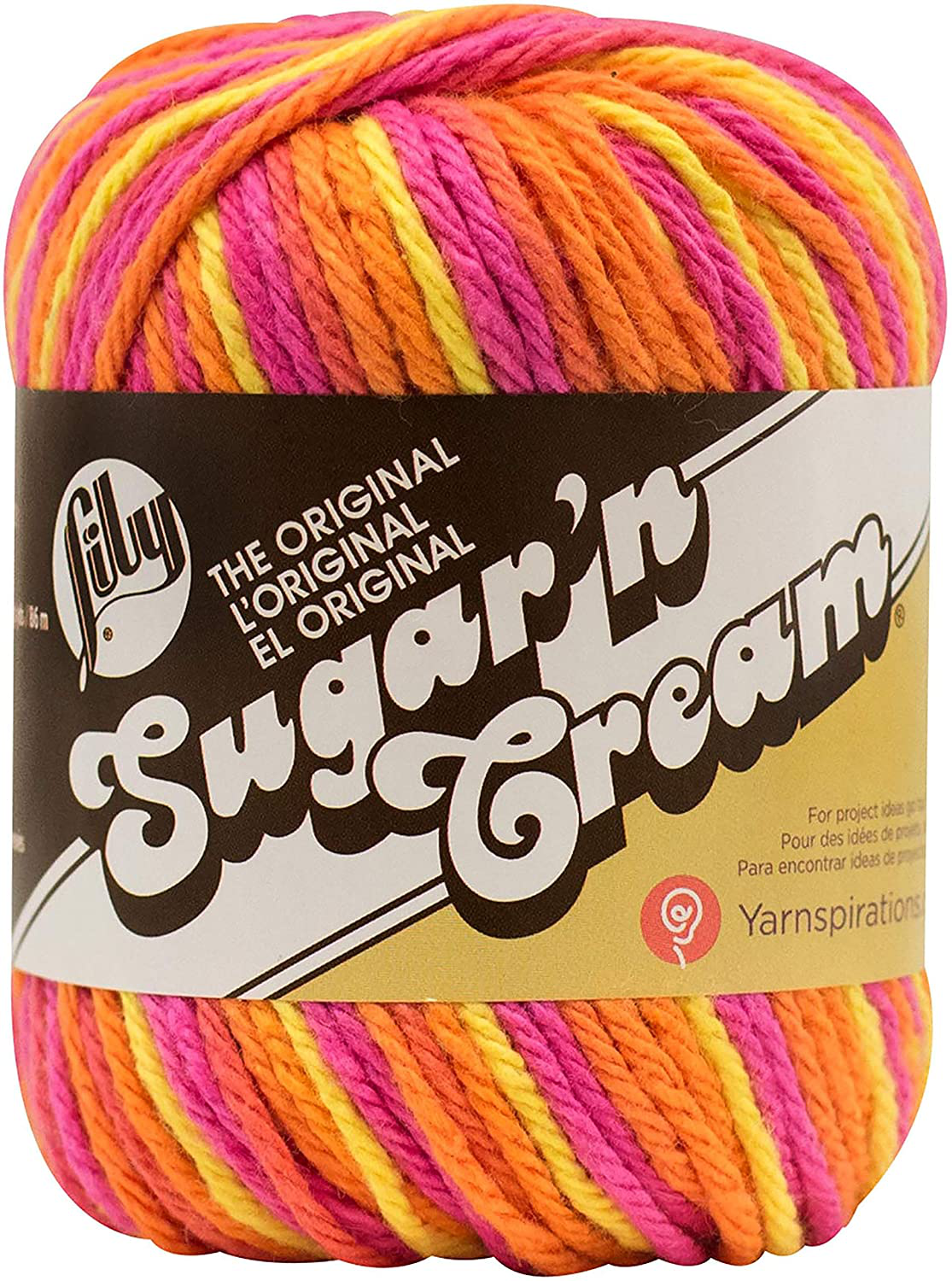 The Original Ombre Yarn, 2oz, Gauge 4 Medium, 100% Cotton Machine Wash & Dry