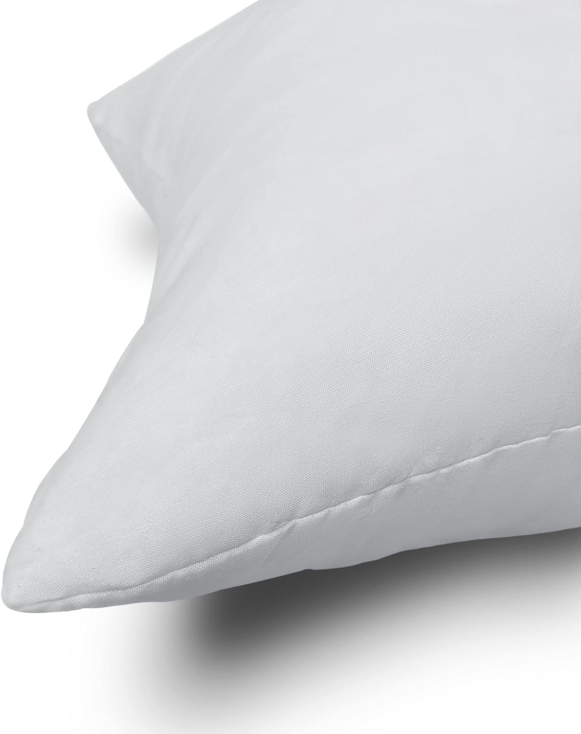EDOW Throw Pillow Inserts, Set of 2 Lightweight Down Alternative Polyester Pillow, Couch Cushion, Sham Stuffer, Machine Washable