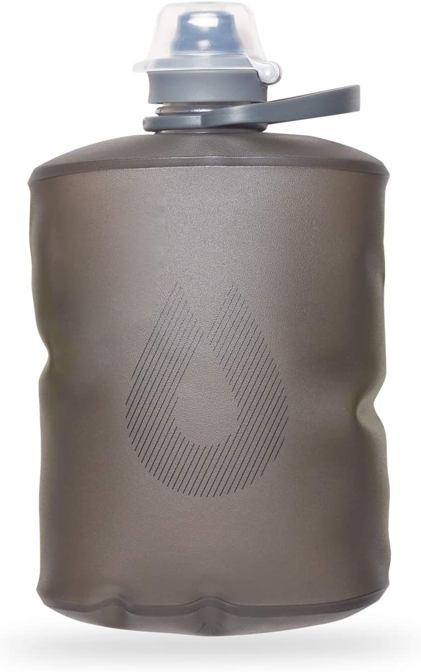 Hydrapak Stow - Collapsible Water Bottle - Ultralight & Packable Travel Bottle, Squeeze Bag Pouch