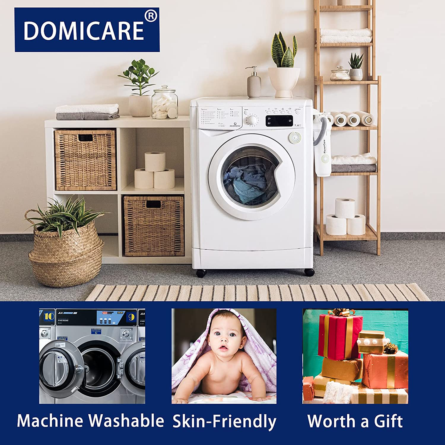 DOMICARE Twin XL Size Mattress Pad Cover Quilted Fitted Mattress Protector with Deep Pocket (8-21Inch), Cooling Cotton Mattress Topper Pillow Top-White