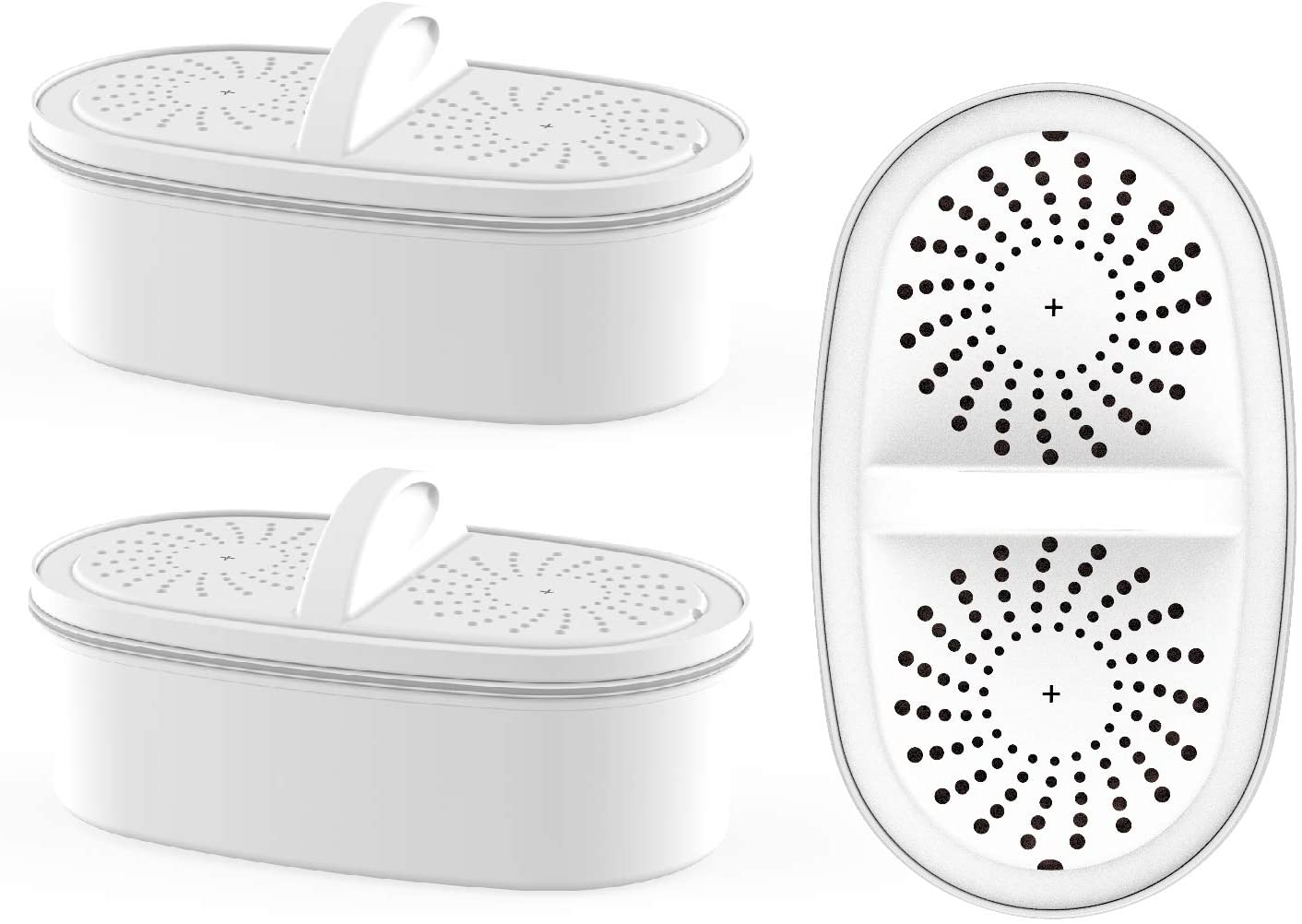 Waterdrop WD-PF-01A Plus Replacement Filters for All Waterdrop Pitcher Filtration System, Last Up to 3 Months or 200 gallons (Pack of 3)