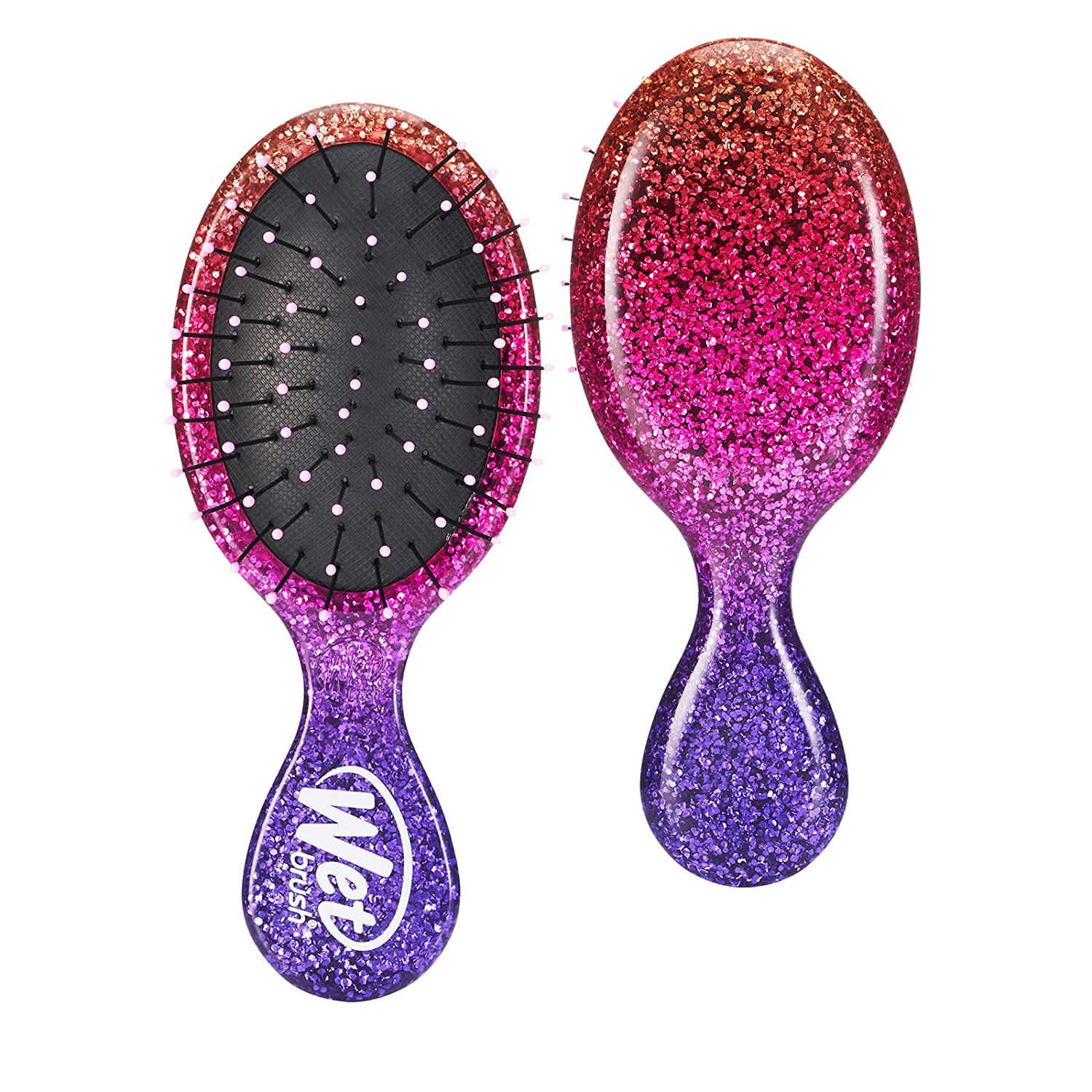 Wet Brush Squirt Detangler Hair Brushes - Llama Happy Hair - Mini Detangling Brush with Ultra-Soft Intelliflex Bristles Glide through Tangles with Ease - Pain-Free Comb for All Hair Types