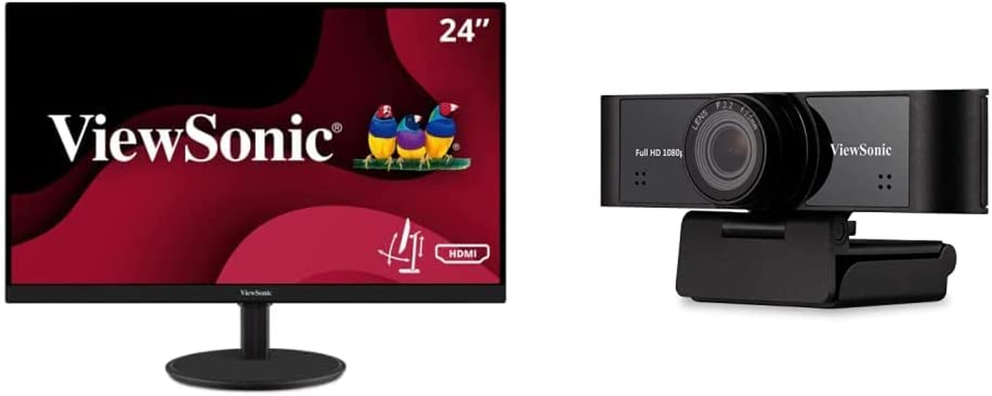 Viewsonic VS2247-MH 22 Inch 1080P Monitor with 75Hz, Adaptive Sync, Thin Bezels, Eye Care, HDMI, VGA Inputs for Home and Office