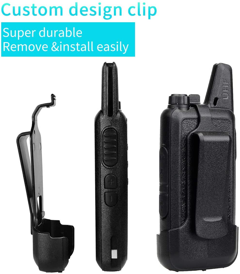 Retevis RT22 Walkie Talkies Rechargeable Hands Free 2 Way Radios Two-Way Radio(6 Pack) with 6 Way Multi Gang Charger