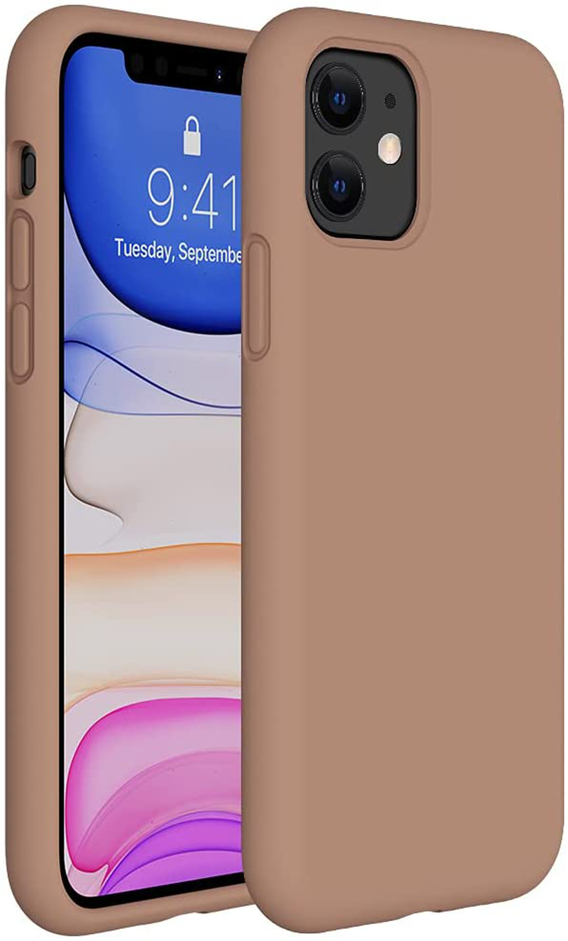 Gel Rubber Full Body Protection Cover Case Drop Protection Case Liquid Silicone Case Compatible with iPhone 11 6.1 inch