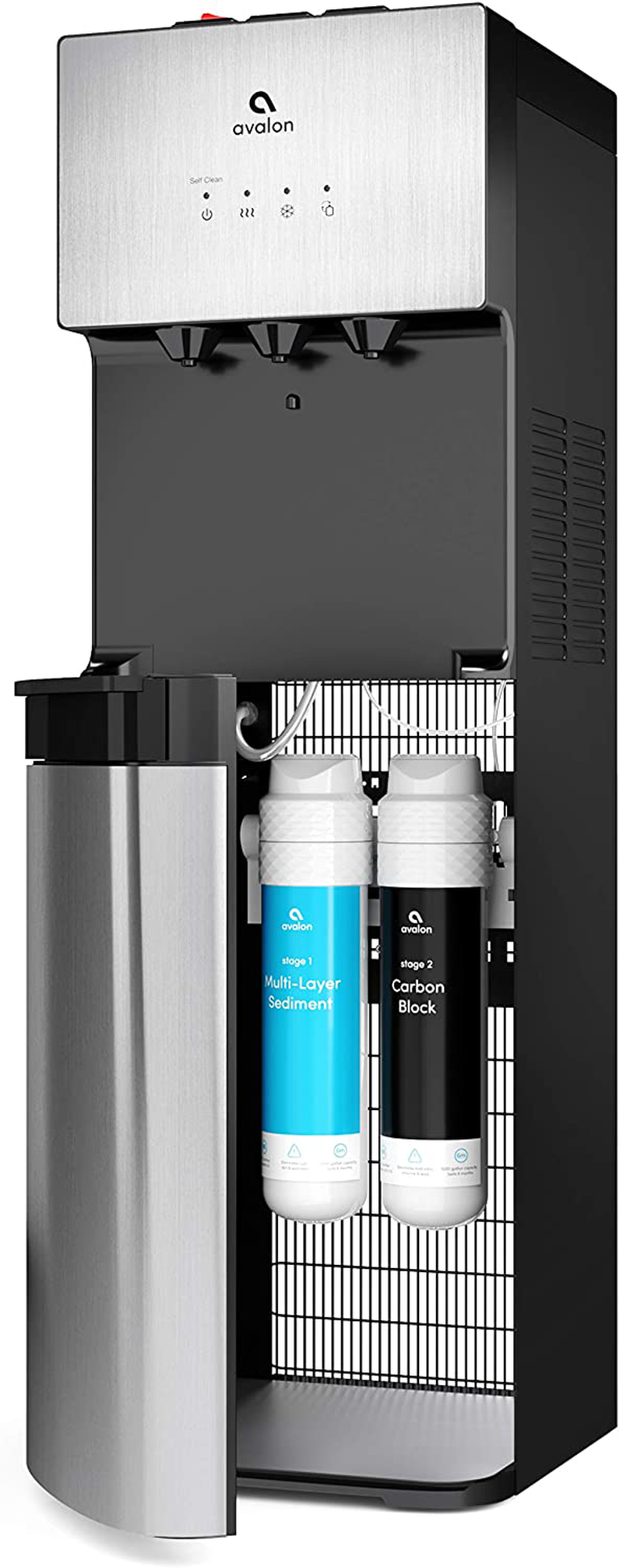 Avalon 2 Stage Replacement Filters For Avalon Branded Bottleless Water Coolers (PURCHASED AFTER JANUARY 2018), NSF Certified, 1500 Gallons