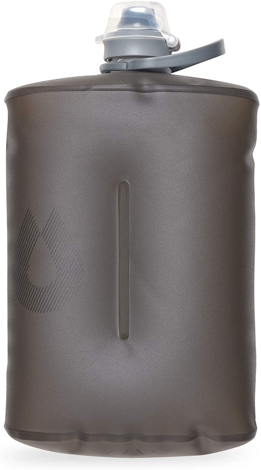 Hydrapak Stow - Collapsible Water Bottle - Ultralight & Packable Travel Bottle, Squeeze Bag Pouch