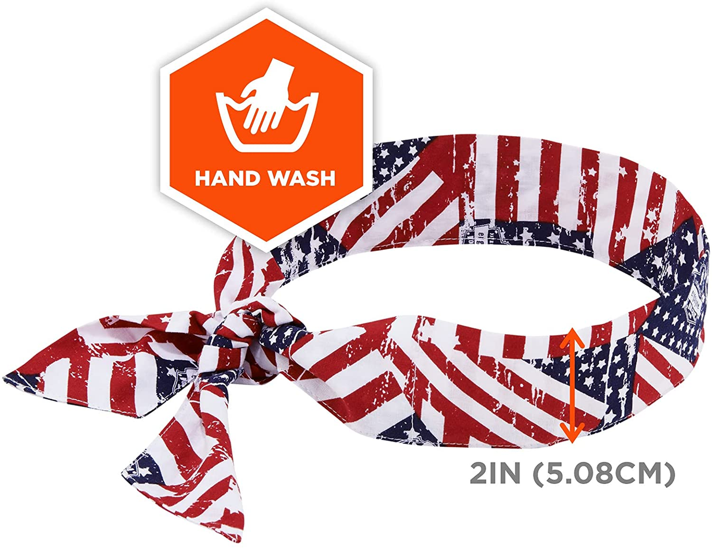 Chill Its 6700 Cooling Bandana, Lime, Evaporative Polymer Crystals for Cooling Relief, Tie for Adjustable Fit