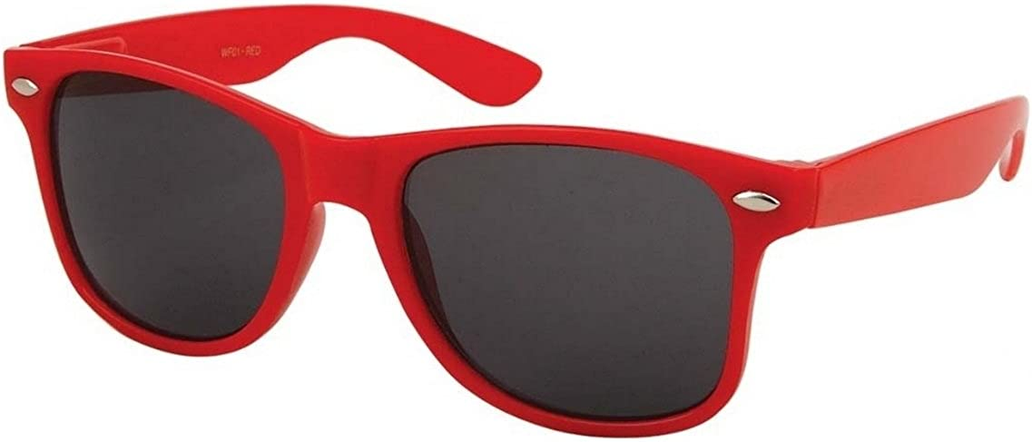 Webdeals Retro - Classic 80S Style Sunglasses Vintage Rectangle