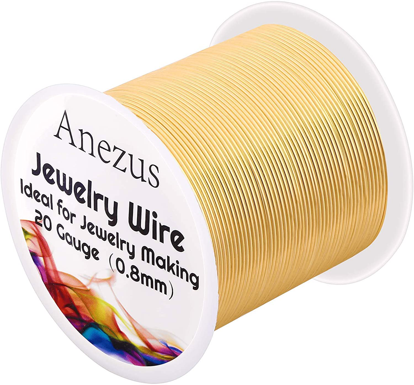 20 Gauge Jewelry Wire, Anezus Craft Wire Tarnish Resistant Copper Beading Wire for Jewelry Making Supplies and Crafting
