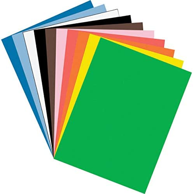 Tru-Ray Construction Paper P103031, 10 Classic Colors, 9" X 12", 50 Sheets