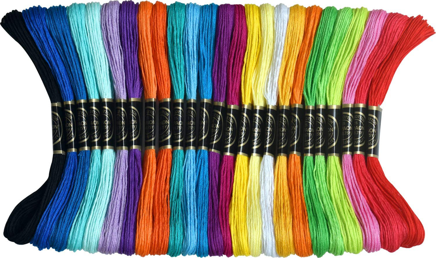 Premium Embroidery Floss - Cross Stitch Threads - Friendship Bracelets Floss Hand Embroidery Thread