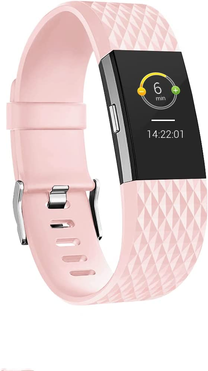 Replacement Bands Compatible for Fitbit Charge 2, Classic & Special Edition Adjustable Sport Wristbands