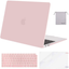 Plastic Hard Shell & Keyboard Cover & Screen Protector Compatible with MacBook Air 13 inch Case 2020 2019 2018 Release A2337 M1 A2179 A1932 Retina Display Touch ID