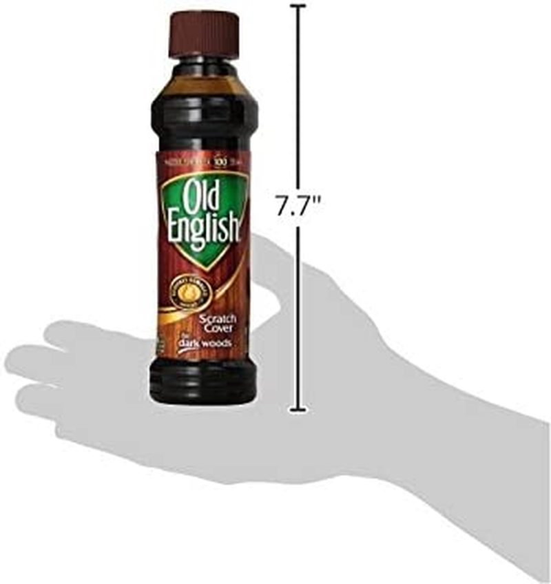 Old English Scratch Cover, 8 Fl Oz (Pack of 1), Browm