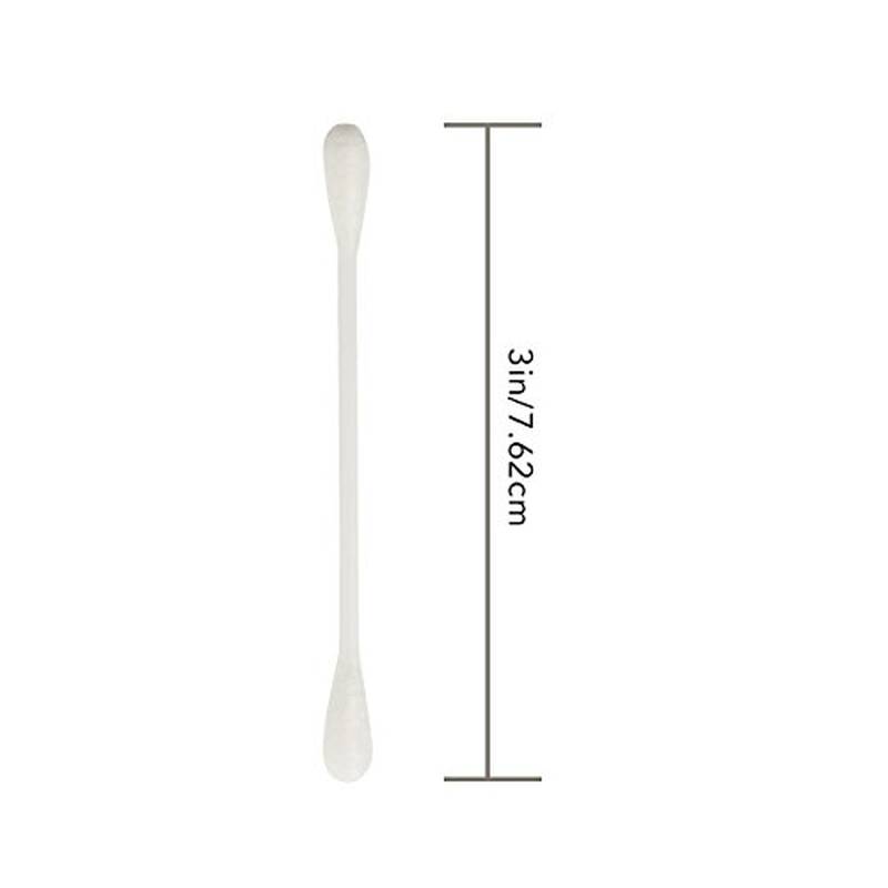 Diane Cotton Swabs - Pack of 375 – 100% Real Cotton Tip Sticks – Soft, Gentle on Face, Makeup, and Beauty Applicator, Nail Polish Removal – 3 Inches Long, DEE031