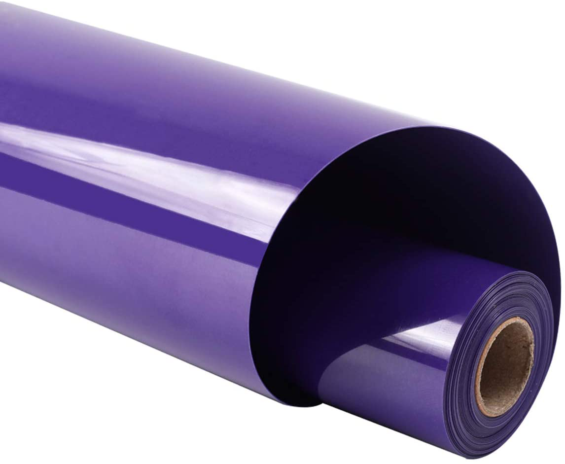 Adhesive Heat Transfer Vinyl for T-Shirts 12" x 8ft Roll Glossy