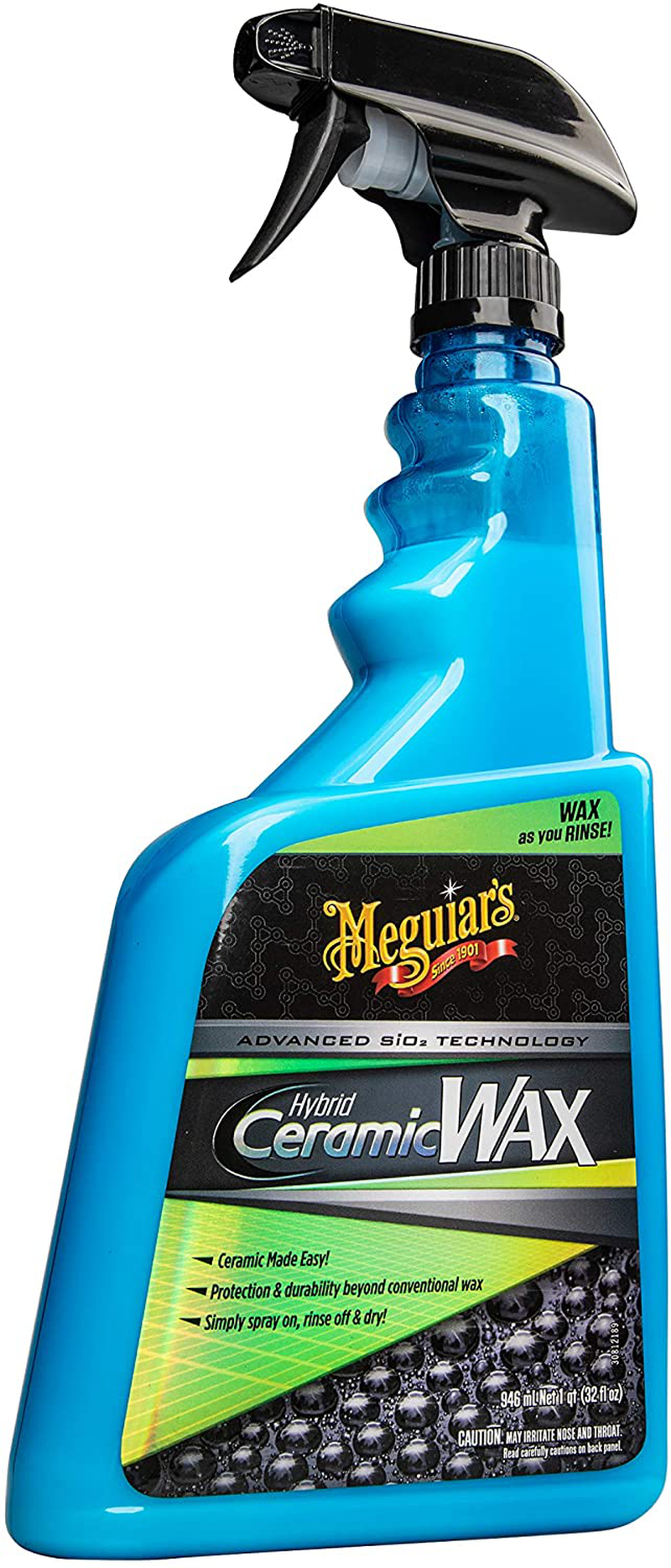 Meguiar's G190532SP Hybrid Ceramic Wax - The Car Enthusiast's Car Wax, 32 Fluid Ounces