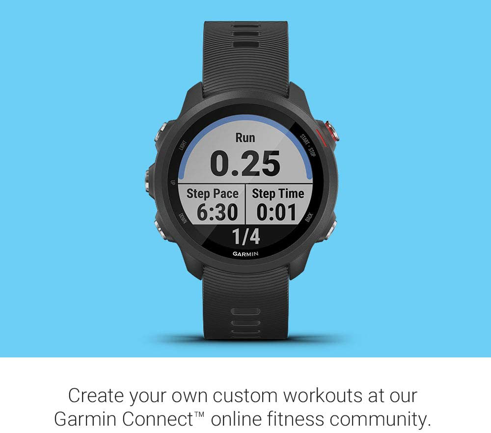 Garmin Forerunner 245 Music, GPS Running Smartwatch with Music and Advanced Dynamics