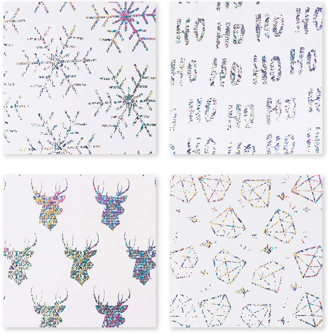 RUSPEPA Christmas Wrapping Paper Perfect for Christmas-4 Roll-30Inch X 10Feet per Roll