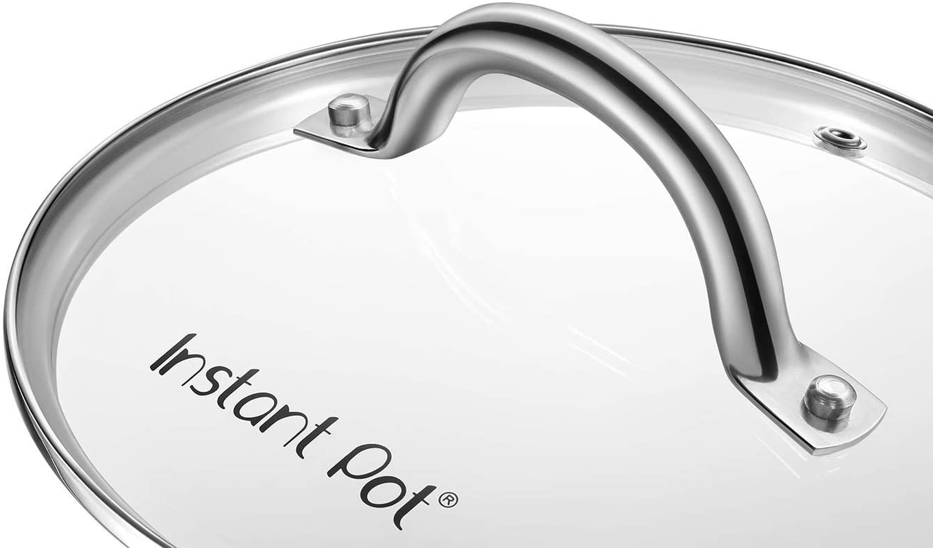 Instant Pot Tempered Glass Lid, 10" Stainless Steel (8 Qt/ 8L model)