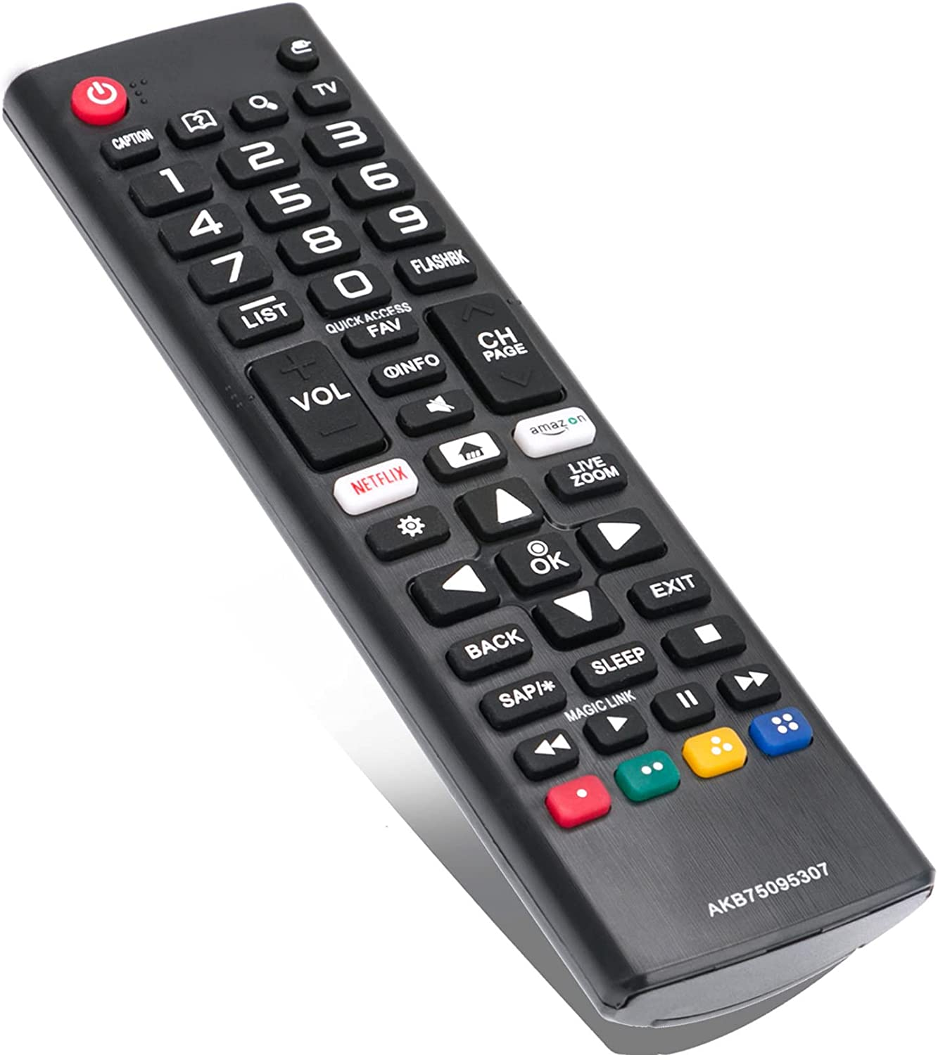 AKB75095307 Remote Control Replacement Fit for LG LED LCD TV 43UJ6500 43UJ6560 49UJ6500 49UJ6560 55UJ6520 55UJ6540 55UJ6580 60UJ6540 24Lm520D 24LM520S 28Lm520S