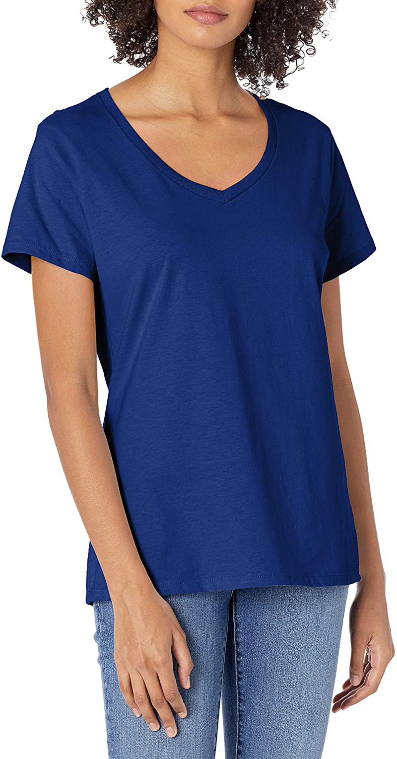 Hanes Women’s Perfect-T Short Sleeve V-neck T-shirt