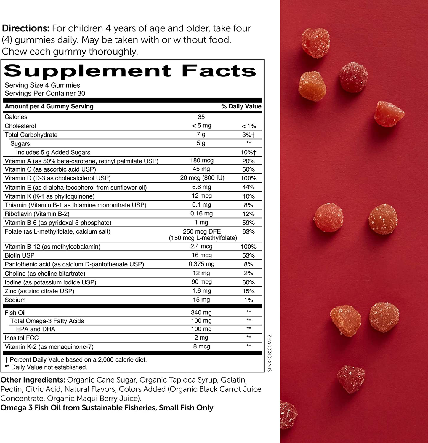SmartyPants Kids Formula Daily Gummy Multivitamin: Vitamin C, D3, and Zinc for Immunity, Gluten Free, Omega 3 Fish Oil, Vitamin B6, Methyl B12