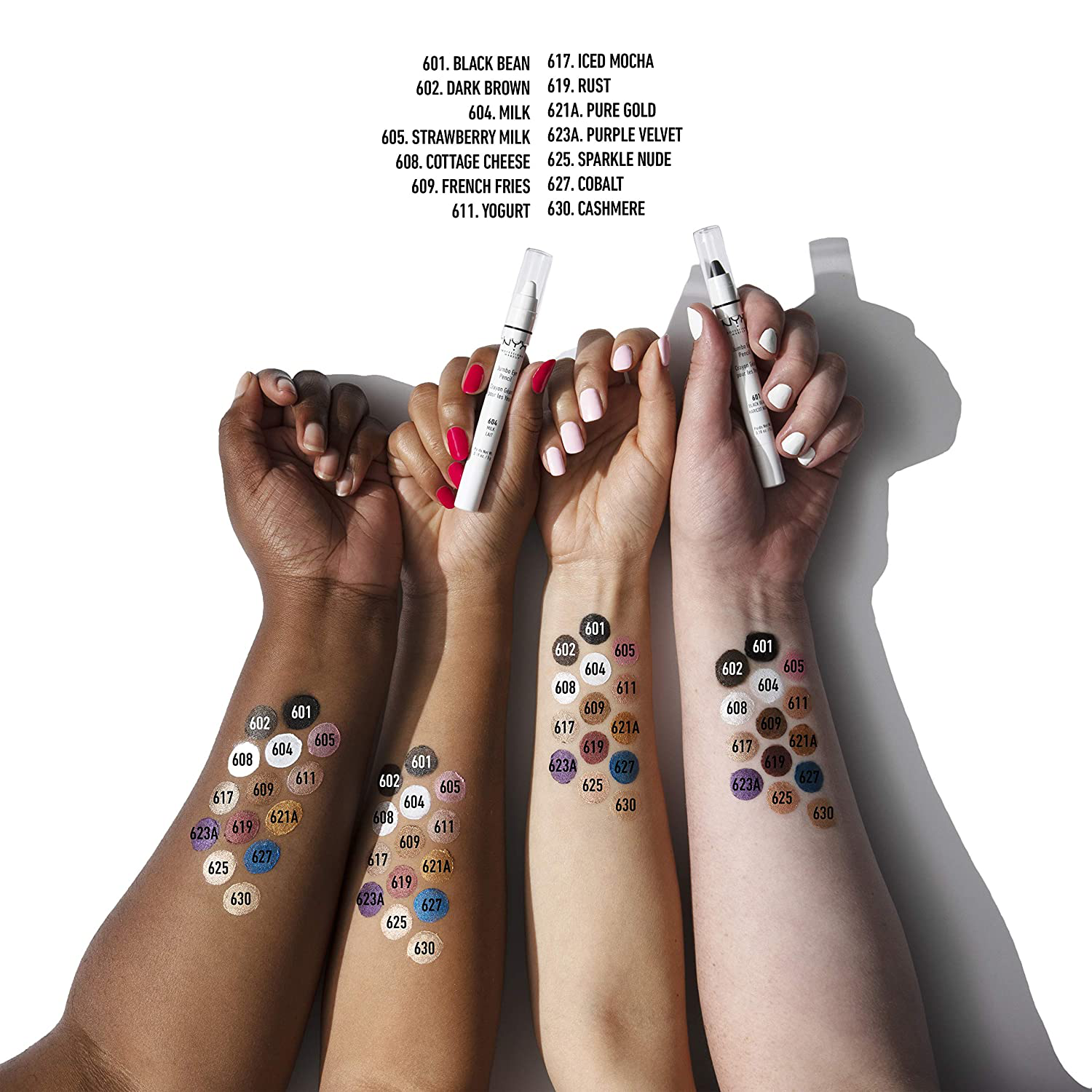 NYX PROFESSIONAL MAKEUP Jumbo Eye Pencil, Eyeshadow & Eyeliner Pencil (Packaging May Vary)