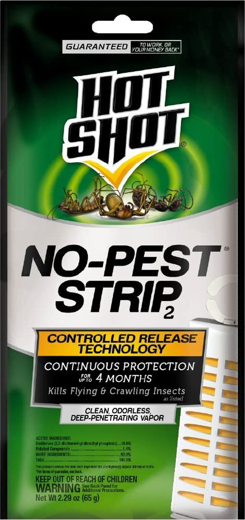 Hot Shot 100046114 No-Pest Strip, Pack of 1