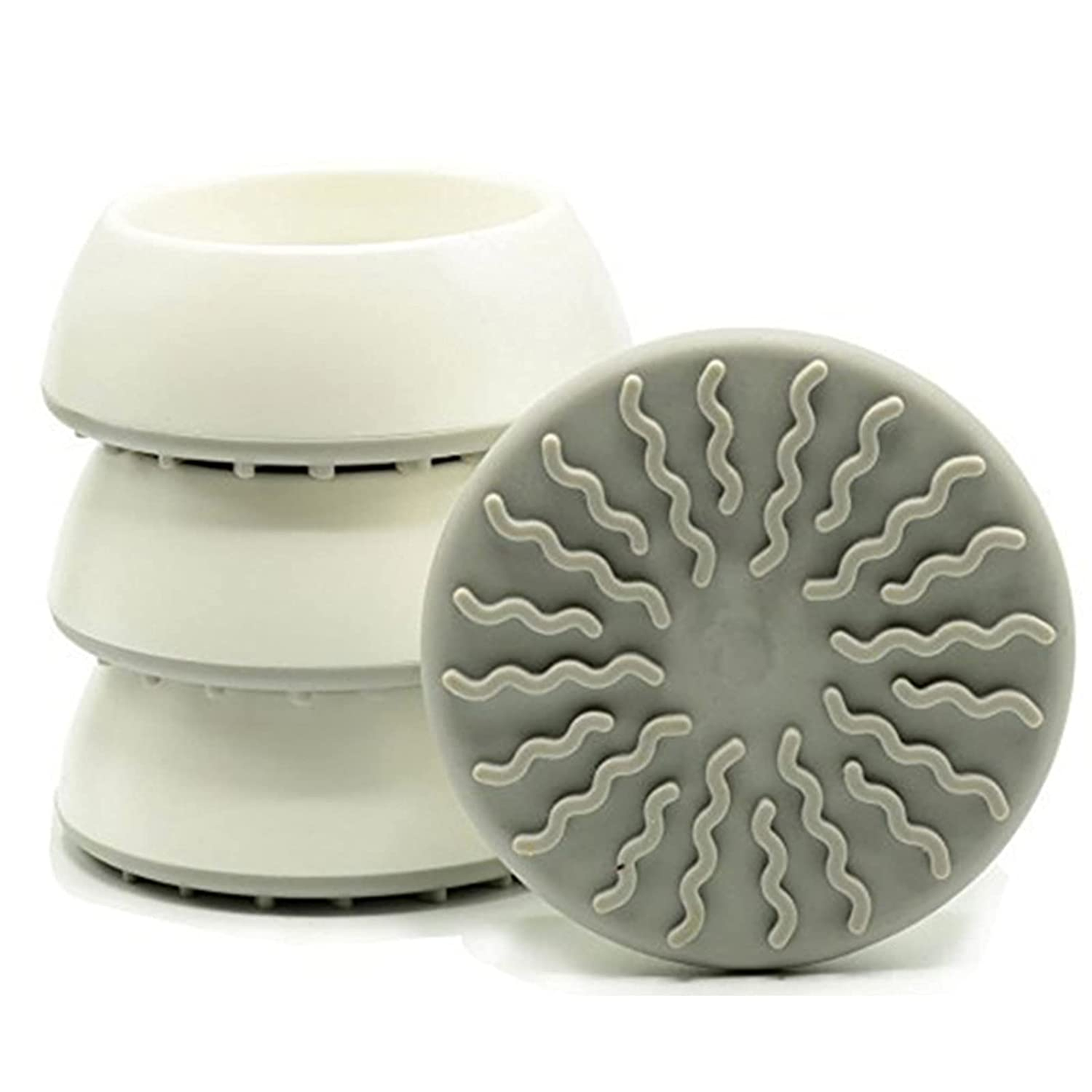 4 Pack Baby Gates Wall Cups, Safety Wall Bumpers Guard Fit for Bottom of Gates, Doorway, Stairs, Baseboard, Work with Dog Pet Child Kid Pressure Mounted Gates