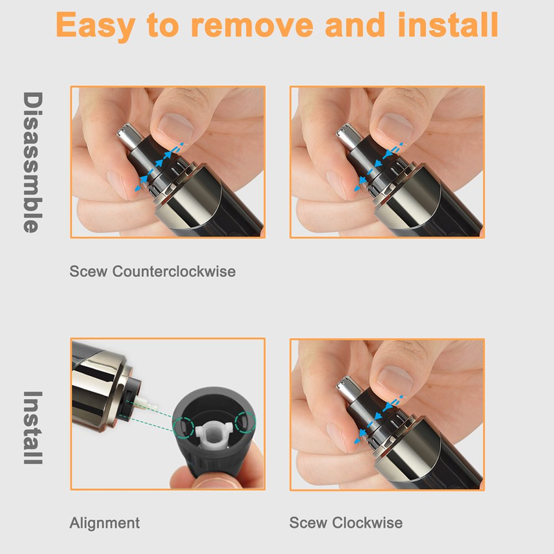4in1 Rechargeable Waterproof Electric Shaver Kit