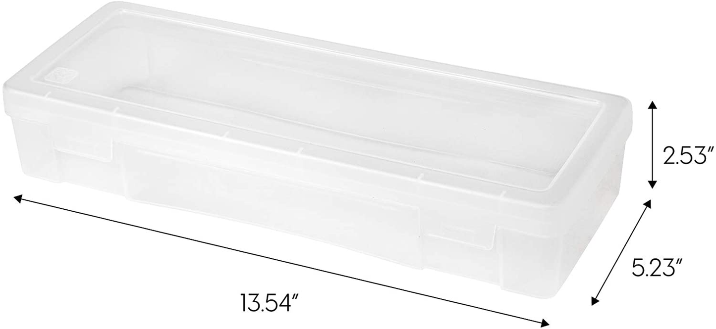 Modular Supply Case, PVC-Free ,Large,10 Pack, Clear