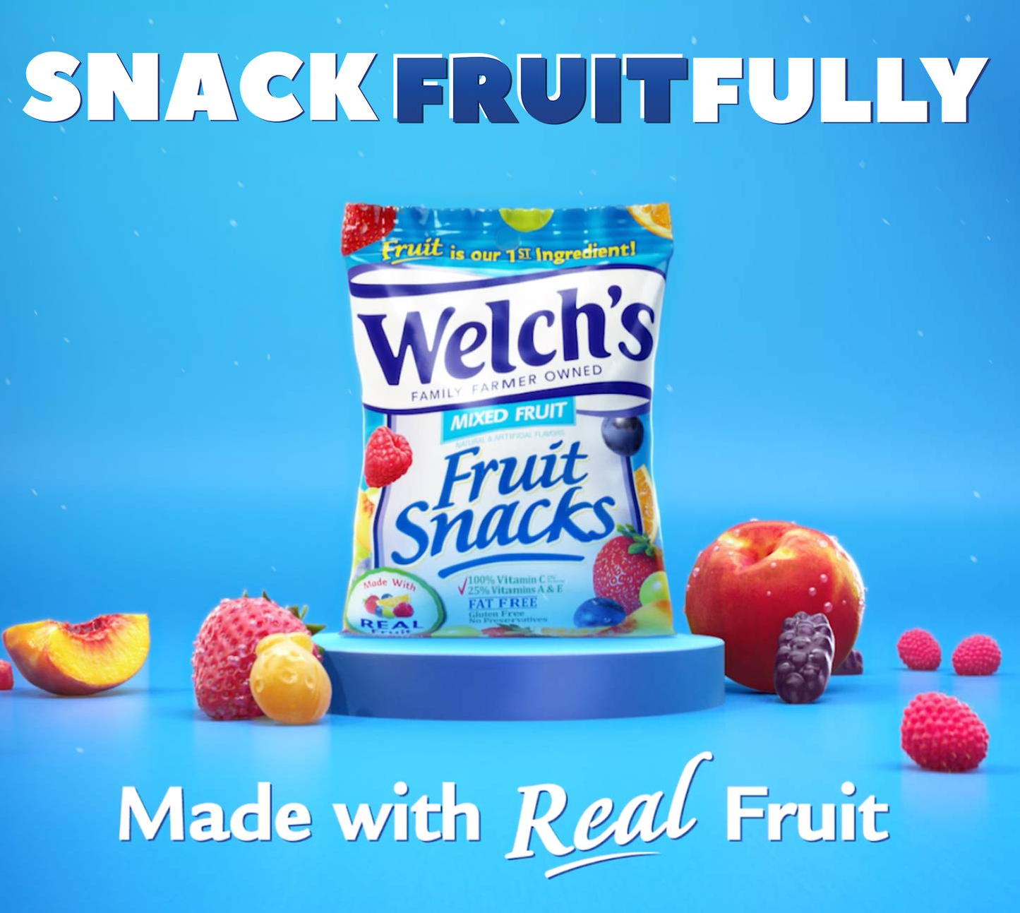 Welch'S Fruit Snacks, Fruit Punch & Island Fruits Variety Pack, Gluten Free, Bulk Pack, 0.9 Oz Individual Single Serve Bags (Pack of 40)