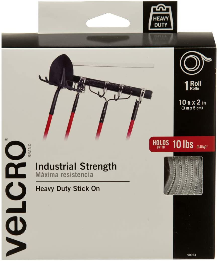 VELCRO Brand Industrial Fasteners Stick-On Adhesive | Professional Grade Heavy Duty Strength | Indoor Outdoor Use