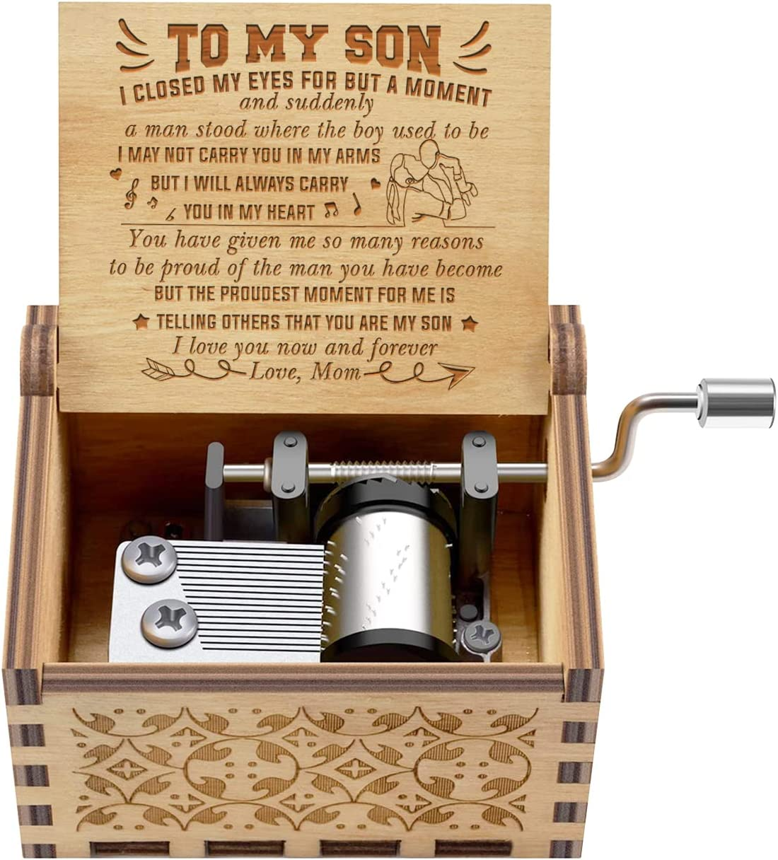 Engraved Color Music Box - Gift for Daughter from Mom - Don T Be Afraid of Being Different (Mb-370-Momdau) Christmas Gift Ideas for Her