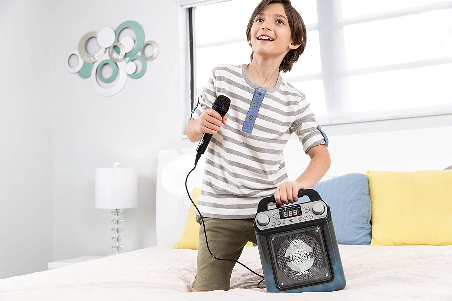 Singing Machine Karaoke System-Portable, Black (SML652BK)