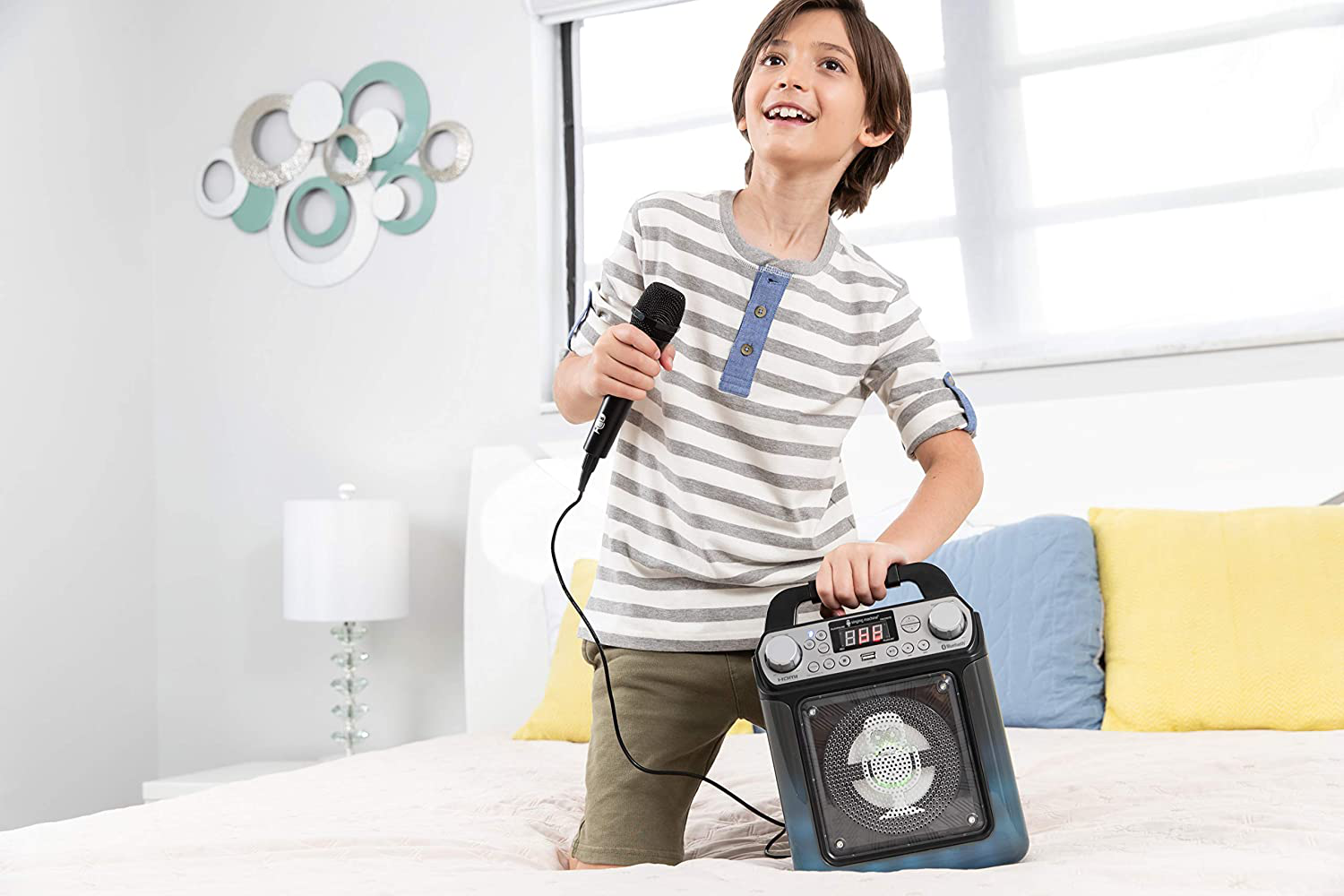 Singing Machine Karaoke System-Portable, Black (SML652BK)