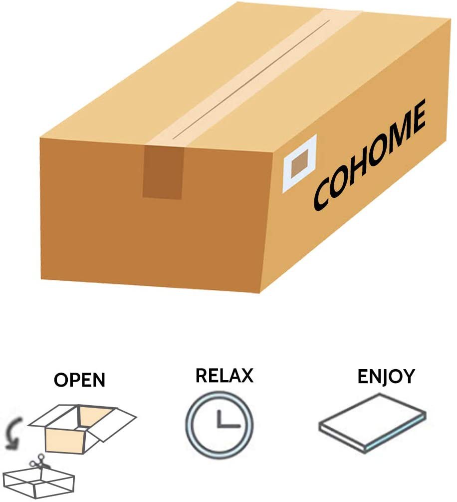 COHOME King Size Mattress Topper Extra Thick Cooling Mattress Pad 400TC Cotton Top Plush Down Alternative Fill Pillow Top Mattress Cover with 8-21 Inch Deep Pocket (78x80 Inches, White-Classic)