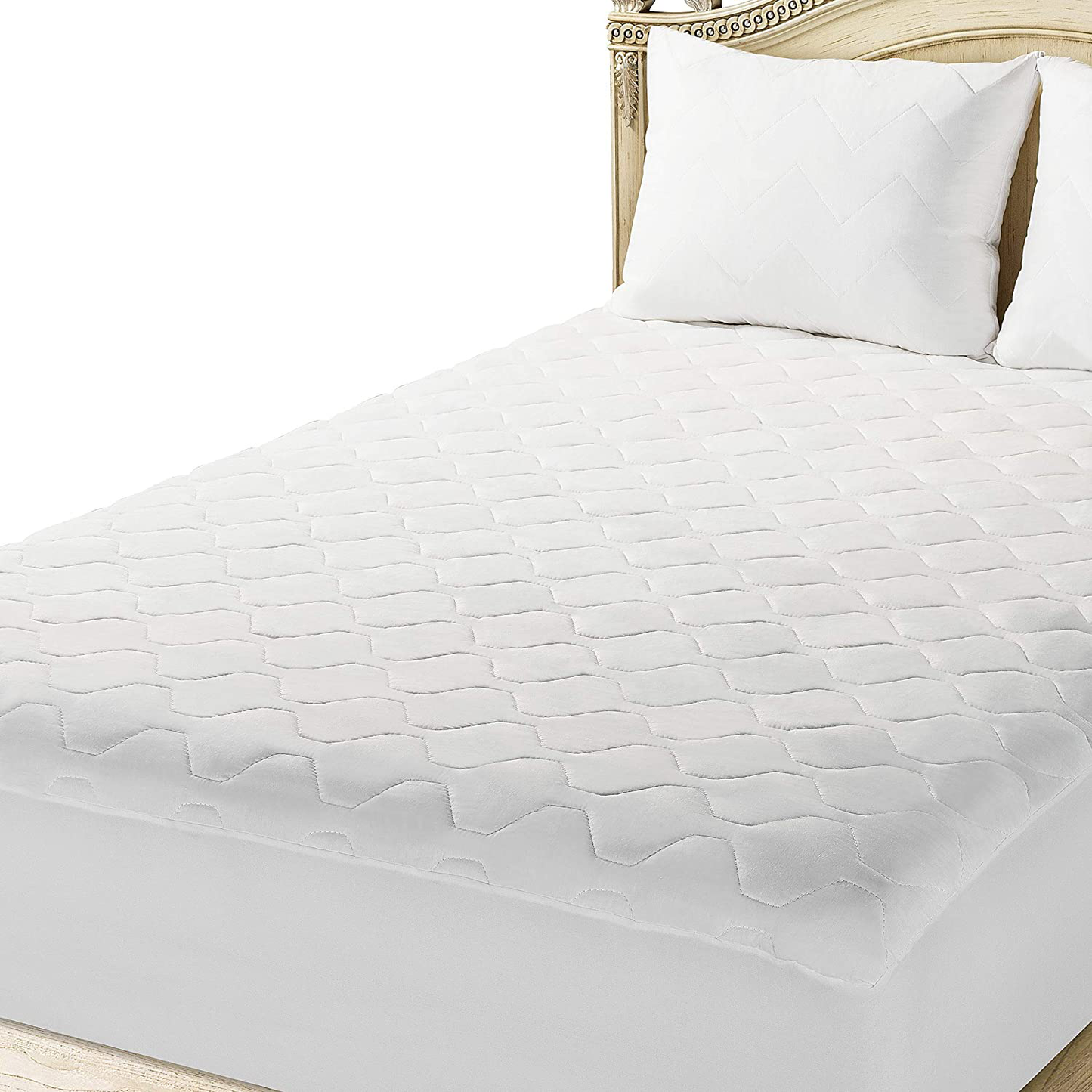The Grand Twin Mattress Pad Cover - Fitted Deep Pockets, Only Quality Fabrics Used & Breathable, Ideal for Daybed Mattresses (Twin - 39x75)