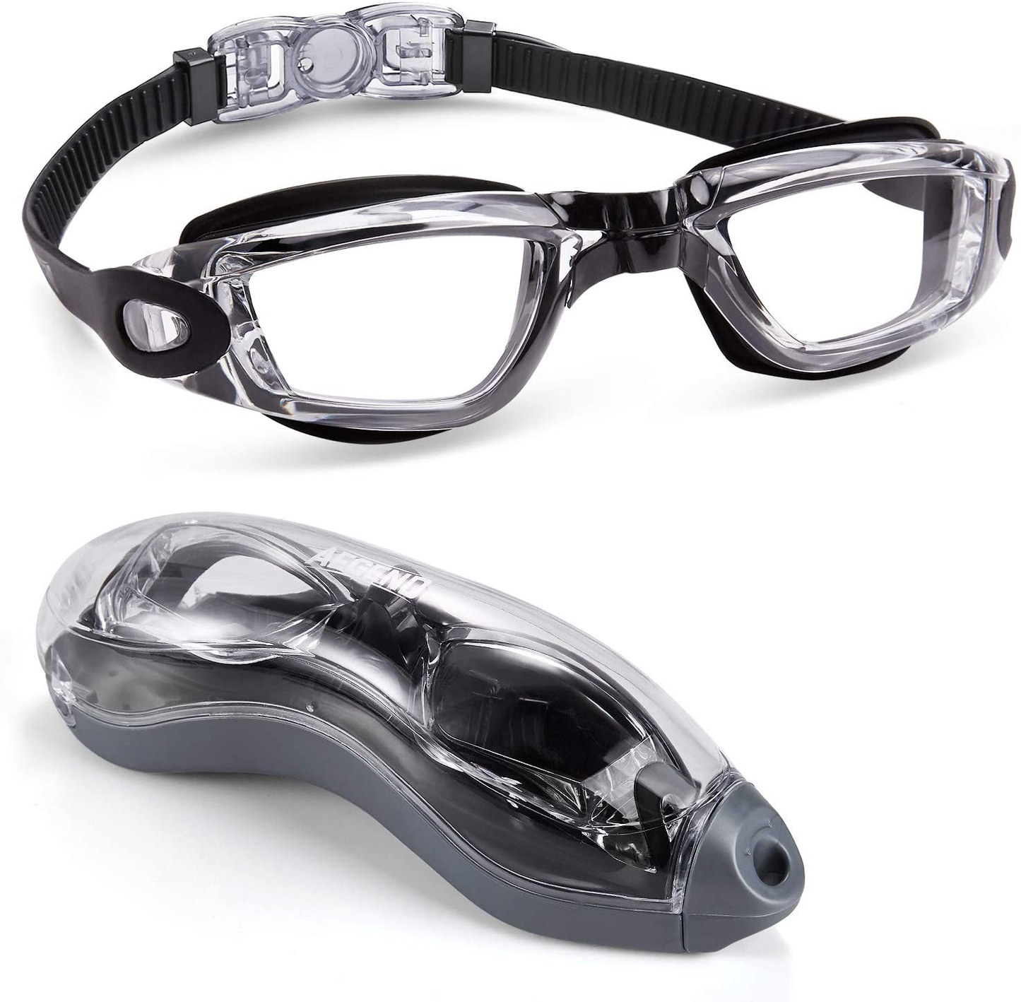 Aegend Swim Goggles, Swimming Goggles No Leaking Anti Fog Adult Men Women Youth