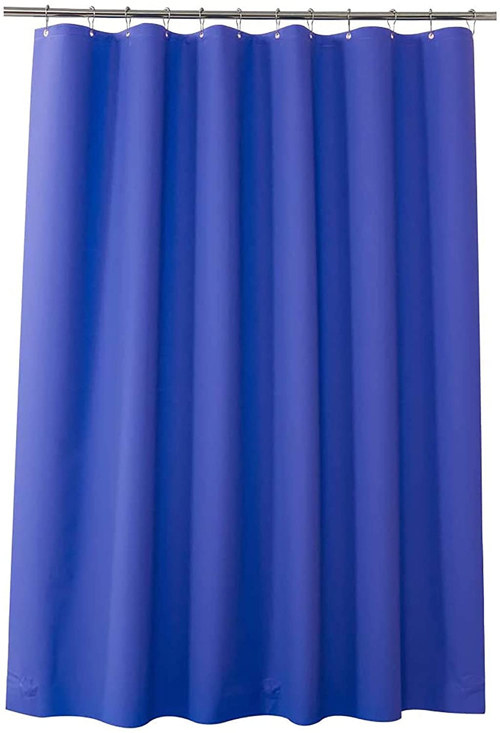 AmazerBath Plastic Shower Curtain Liner, Thick Bathroom Shower Curtains with Heavy Duty Clear Stones and Grommet Holes