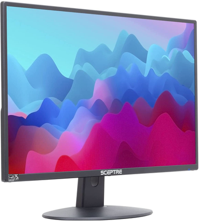 Sceptre 20" 1600X900 75Hz Ultra Thin LED Monitor 2X HDMI VGA Built-In Speakers, Machine Black Wide Viewing Angle 170° (Horizontal) / 160° (Vertical)